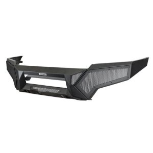Toyota Tacoma Bumper - Front - Go Rhino - Element with Power Actuated Hide-Away Light Bar Mount - Textured Black - `16-`21